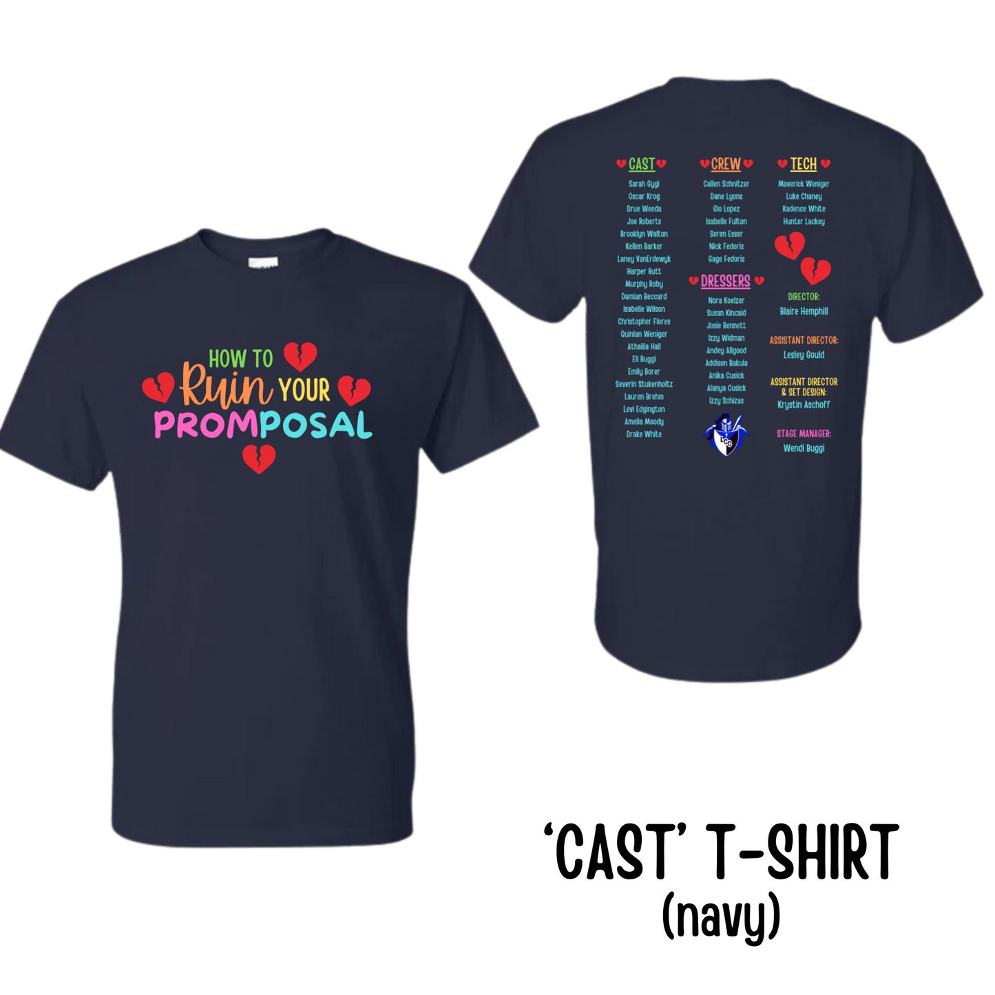 Cast: T-Shirt (Navy)