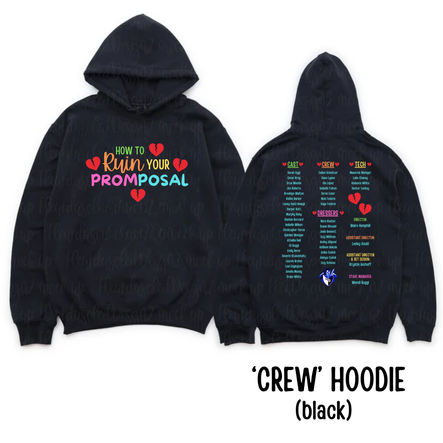 Crew: Hoodie (Black)