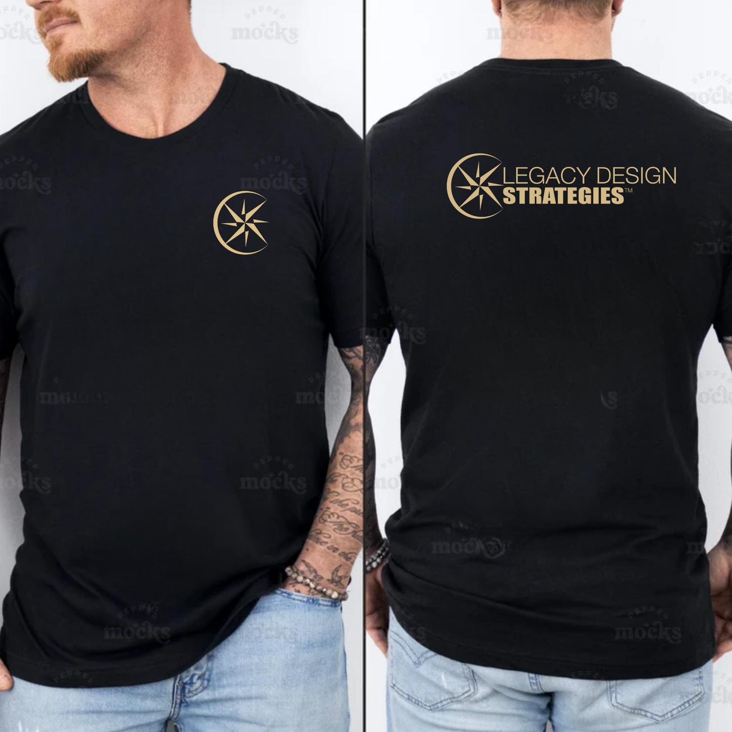 Circle Logo Front w/Full Back