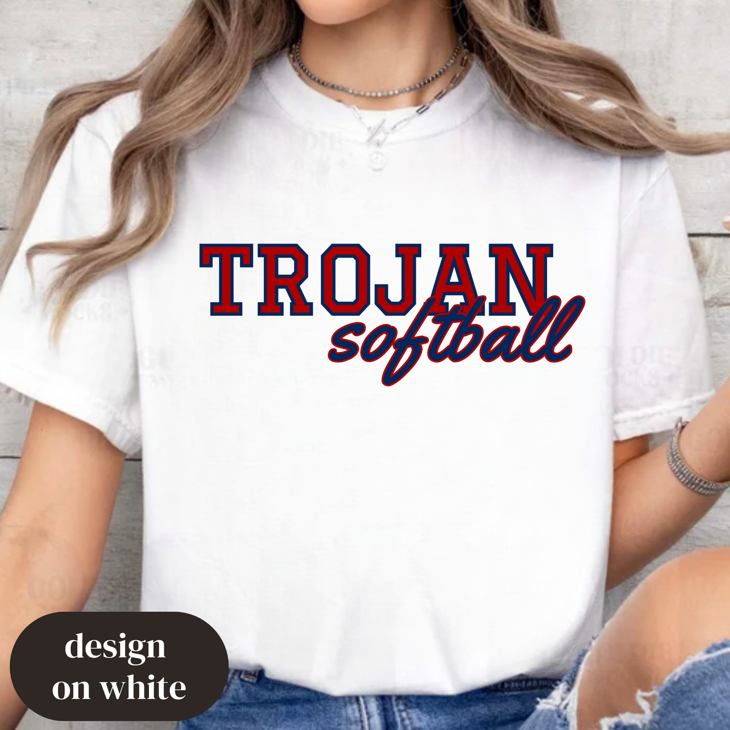 Trojan Softball (Outline)