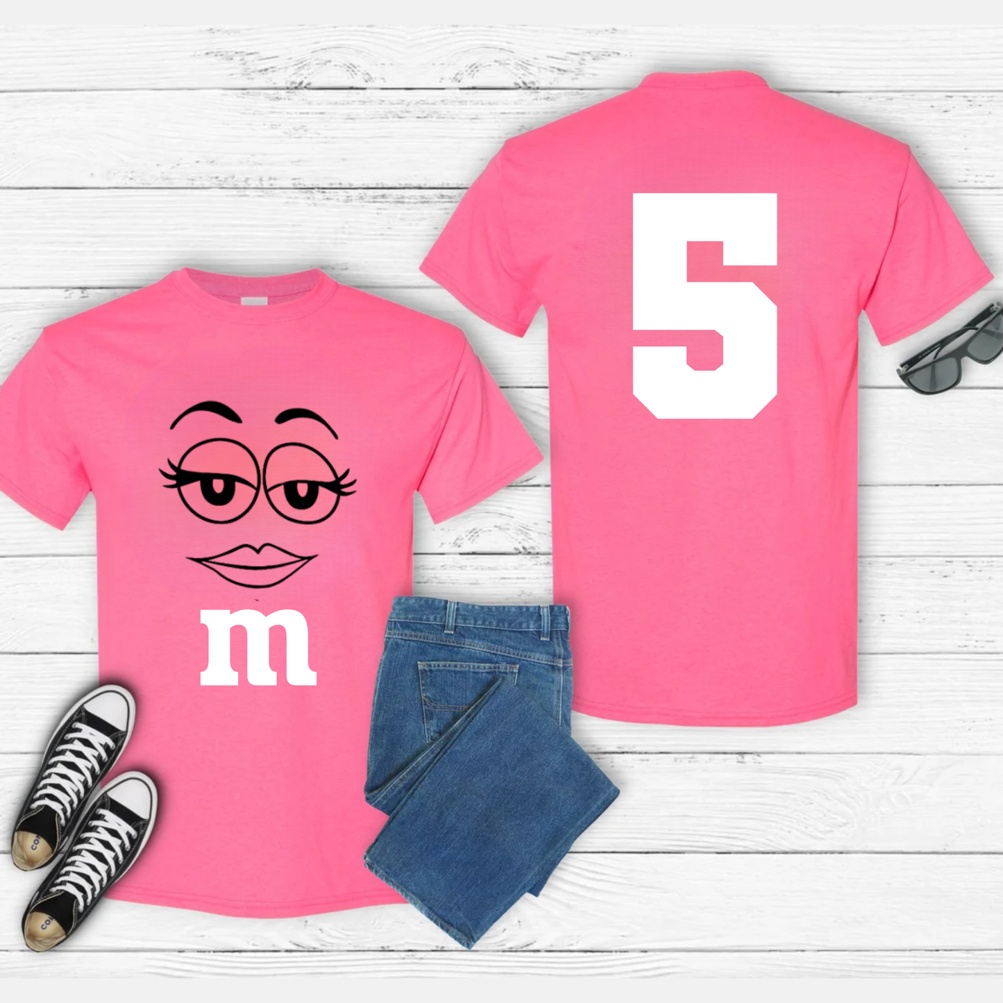 Team Shirt (Neon Safety Pink)