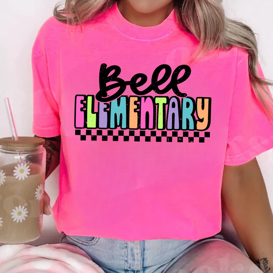 Bell Neon Checkered