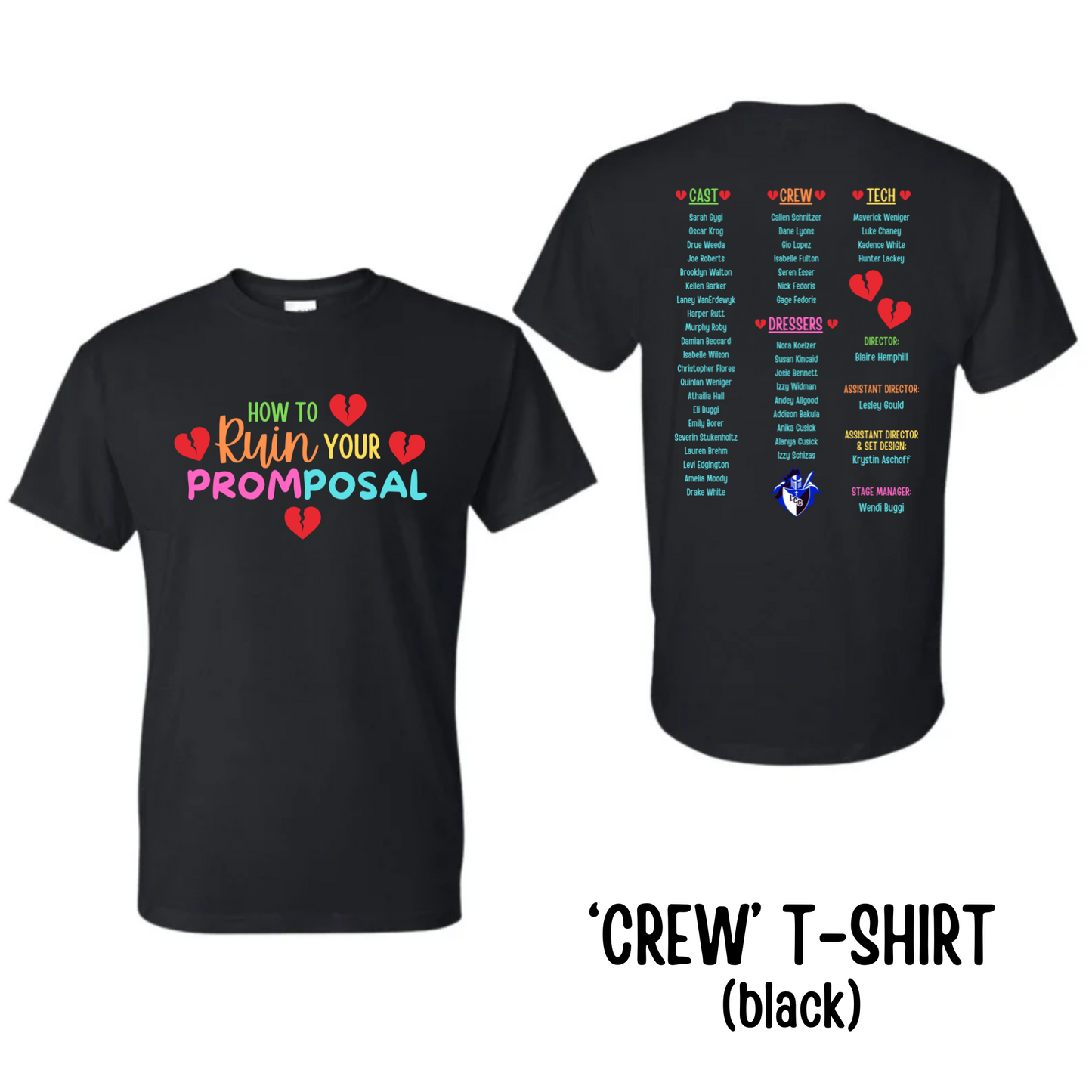 Crew: T-Shirt (Black)