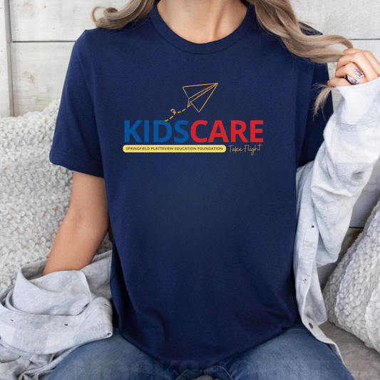 Kids Care Horizontal (on navy)